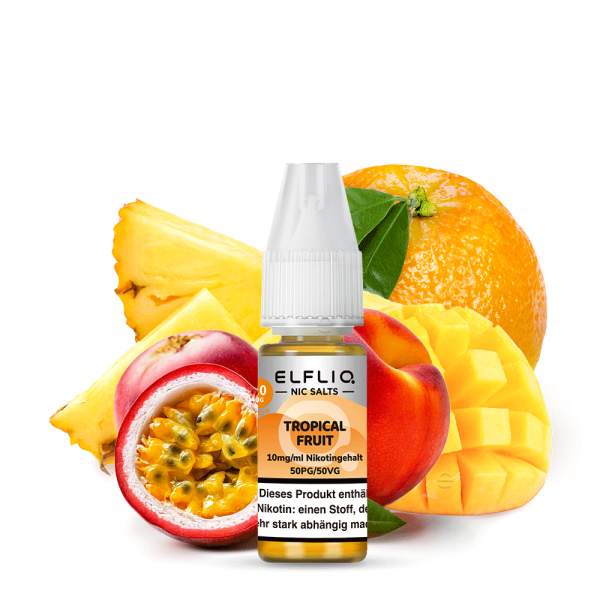 ELFBAR ELFLIQ Tropical Fruit Nikotinsalz Liquid 10ml