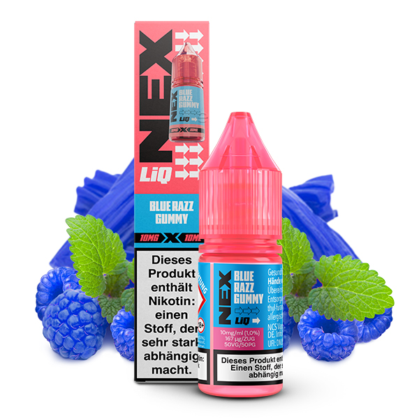 Nexliq Blue Razz Gummy Nikotinsalz Liquid
