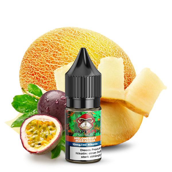 VapeApe Melonfruit Maracuja Nikotinsalz Liquid