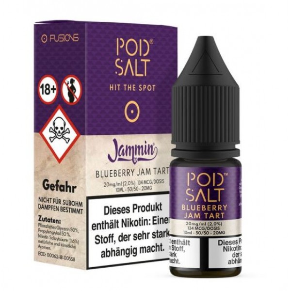 Pod Salt Fusion Blueberry Jam Tart 10ml