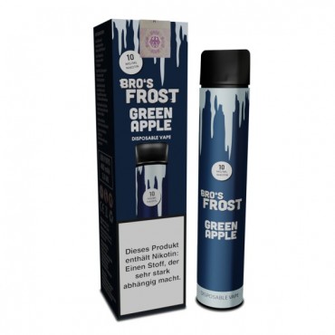 The Bro´s Frost Disposable 500 Green Apple Einweg E-Zigarette 20mg