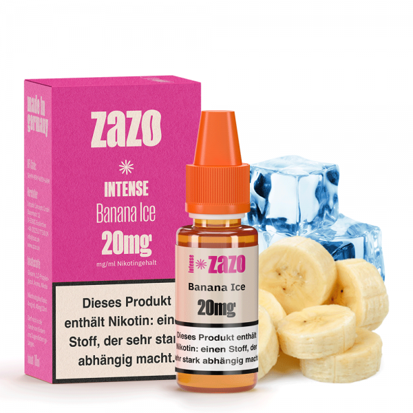 ZAZO Intense Banana Ice Nikotinsalz Liquid 10ml