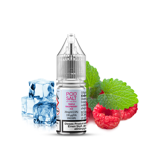 Pod Salt Xtra Triple Raspberry Ice Nikotinsalz Liquid 10ml
