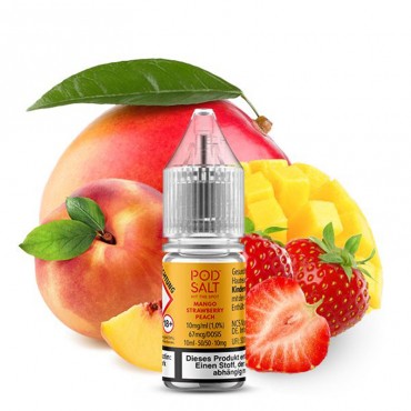 Pod Salt Xtra Mango Strawberry Peach Nikotinsalz Liquid 10ml
