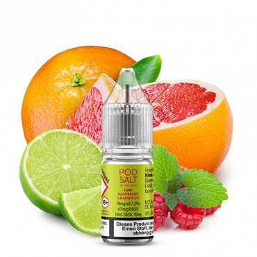 Pod Salt Xtra Lime Raspberry Grapefruit Nikotinsalz Liquid 10ml