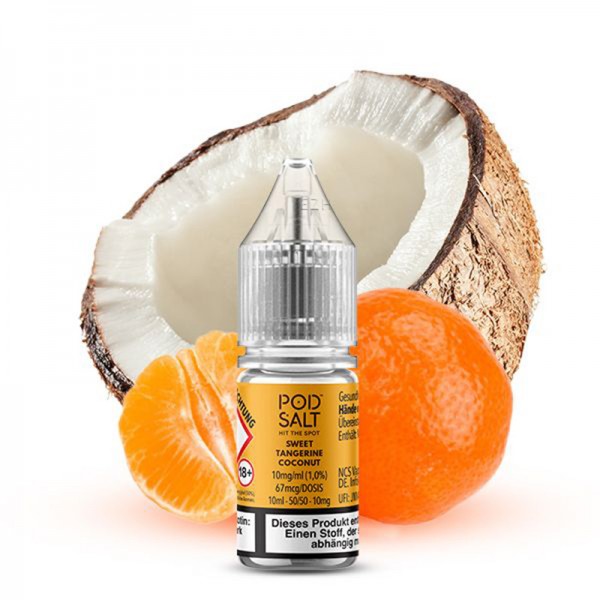 Pod Salt Xtra Sweet Tangerine Coconut Nikotinsalz Liquid 10ml