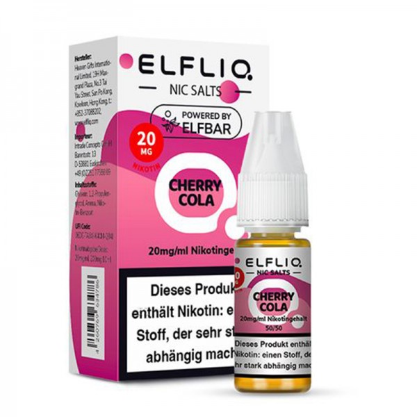ELFBAR ELFLIQ Cherry Cola Nikotinsalz Liquid 10ml