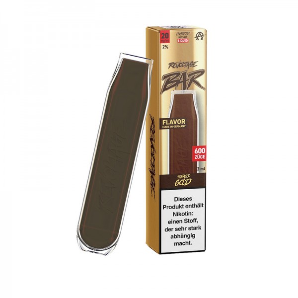 Revoltage Tobacco Gold 20mg Einweg E-Zigarette