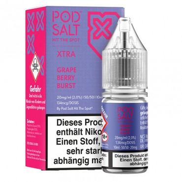Pod Salt Xtra Grape Berry Burst Nikotinsalz Liquid 10ml