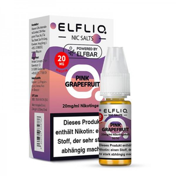 ELFBAR ELFLIQ Pink Grapefruit Nikotinsalz Liquid 10ml