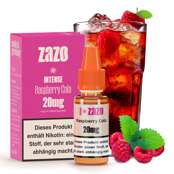 ZAZO Intense Raspberry Cola Nikotinsalz Liquid 10ml