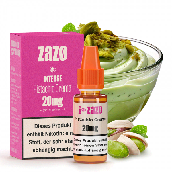 ZAZO Intense Pistachio Crema Nikotinsalz Liquid 10ml