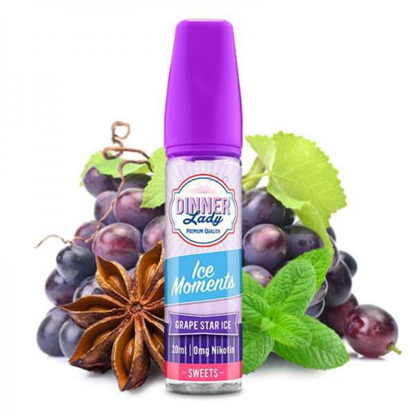 Dinner Lady Moments Grape Star Ice 20ml Aroma