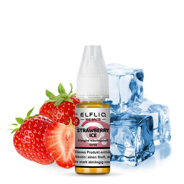 ELFBAR ELFLIQ Strawberry Ice Nikotinsalz Liquid 10ml
