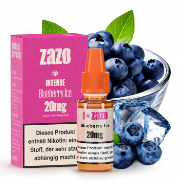 ZAZO Intense Blueberry Ice Nikotinsalz Liquid 10ml