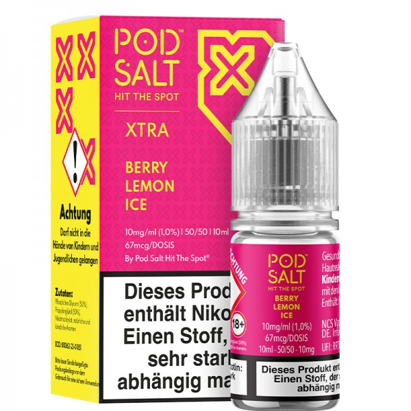 Pod Salt Xtra Berry Lemon Ice Nikotinsalz Liquid 10ml