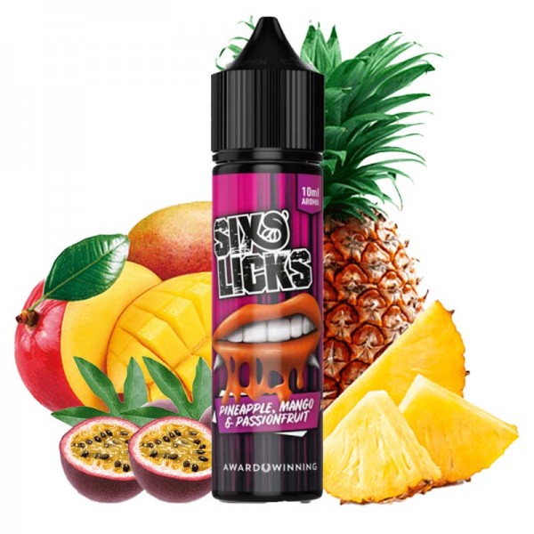 Six Licks Pineapple Mango Passionfruit Aroma 10ml