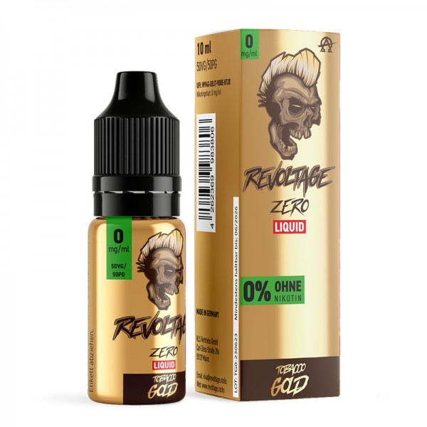 Revoltage Tobacco Gold Nikotinsalz Liquid 10ml