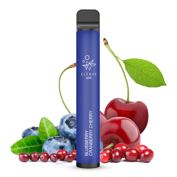 Elfbar 600 Blueberry Cranberry Cherry Einweg E-Zigarette