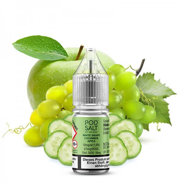 Pod Salt Xtra White Grape Cucumber Apple Nikotinsalz Liquid 10ml