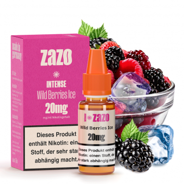 ZAZO Intense Wild Berries Ice Nikotinsalz Liquid 10ml