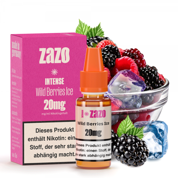 ZAZO Intense Wild Berries Ice Nikotinsalz Liquid 10ml