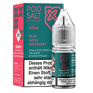 Pod Salt Xtra Pear Apple Raspberry Nikotinsalz Liquid 10ml