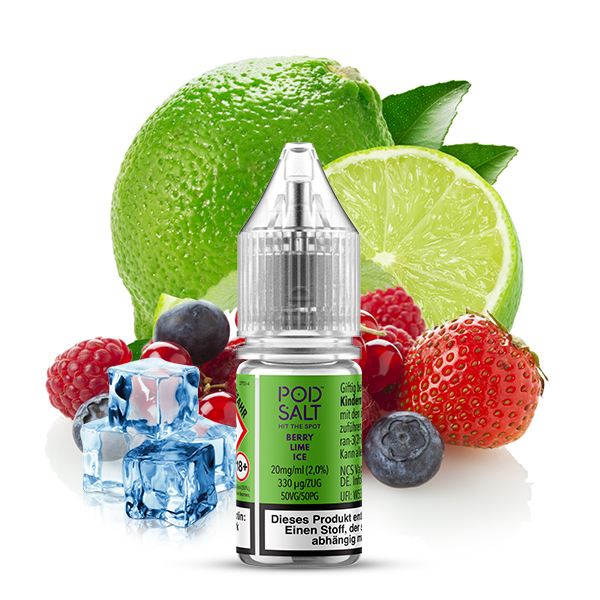 Pod Salt Xtra Berry Lime Ice Nikotinsalz Liquid 10ml
