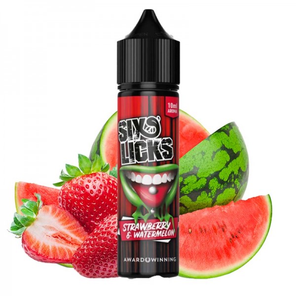 Six Licks Strawberry Watermelon Aroma 10ml
