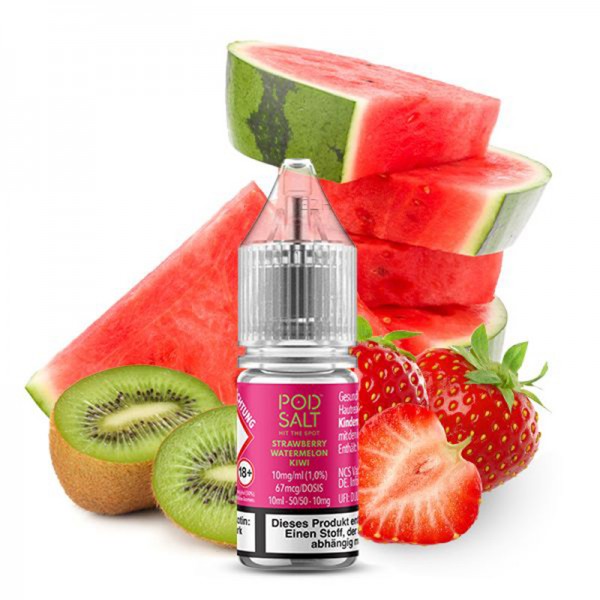Pod Salt Xtra Strawberry Watermelon Kiwi Nikotinsalz Liquid 10ml