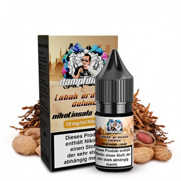 Dampfdidas Tabak Erdnuss Deluxe Nikotinsalz Liquid 10ml
