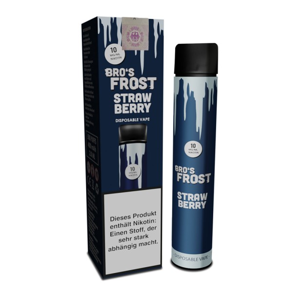 The Bro´s Frost Disposable 500 Strawberry Einweg E-Zigarette 20mg