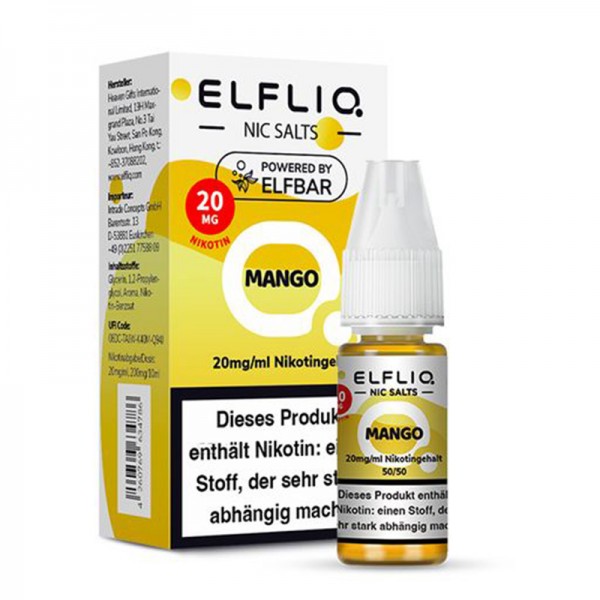 ELFBAR ELFLIQ Mango Nikotinsalz Liquid 10ml