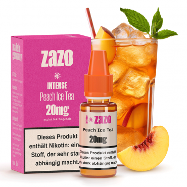 ZAZO Intense Peach Ice Tea Nikotinsalz Liquid 10ml