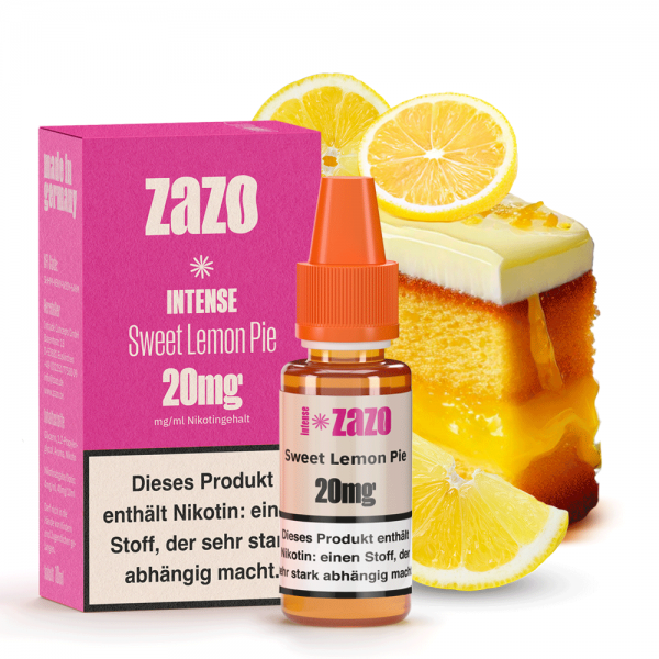 ZAZO Intense Sweet Lemon Pie Nikotinsalz Liquid 10ml